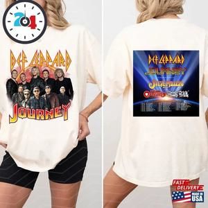 Def Leppard And Journey  Tour Shirt The Summer Stadium Fan 2 Sided